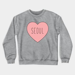I Love Seoul Heart Crewneck Sweatshirt